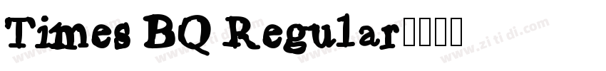 Times BQ Regular字体转换